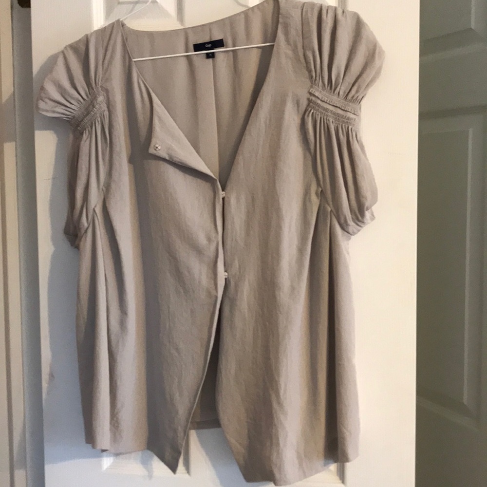 Gap XL blouse with snap front